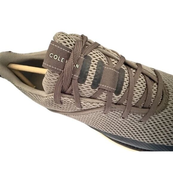 Cole Haan Mens Gray Mesh Brown Suede Zero Grand Atlantic Sneakers Sz 9 New - Picture 4 of 14